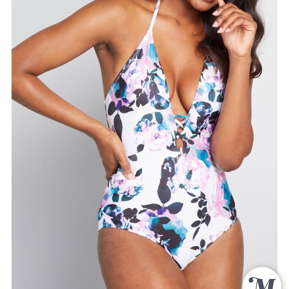 NWOT ModCloth The Pamela One-Piece‎ Swimsuit